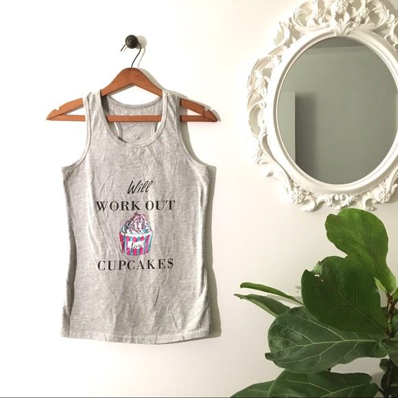 grip Tops - Will workout for Cupcakes racerback tank!